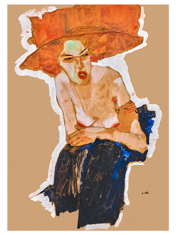 Egon Schiele Female Figures - Poster Seti Duo
