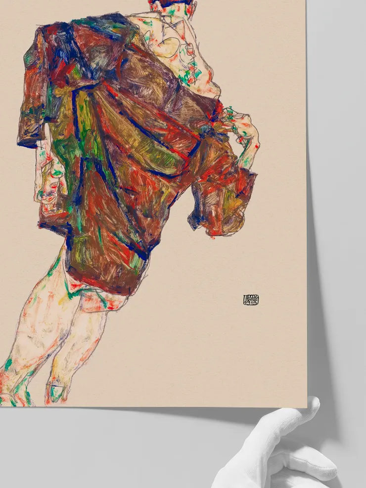 Egon Schiele Redemption - Art Print