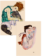 Egon Schiele Women - Poster Seti Duo