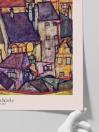 Egon Schiele Yellow City - Art Print
