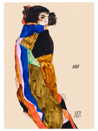 Egon Schiele The Dancer & The Nude - Poster Seti Duo