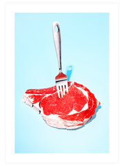 Steak Poster - Giclée Baskı