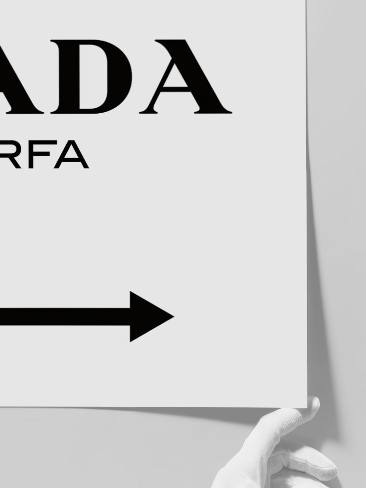 Prada - Art Print  Poster