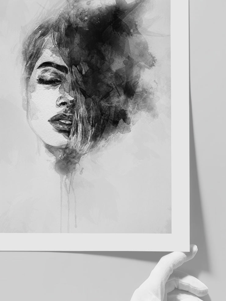 Kadın Portresi N2 - Art Print