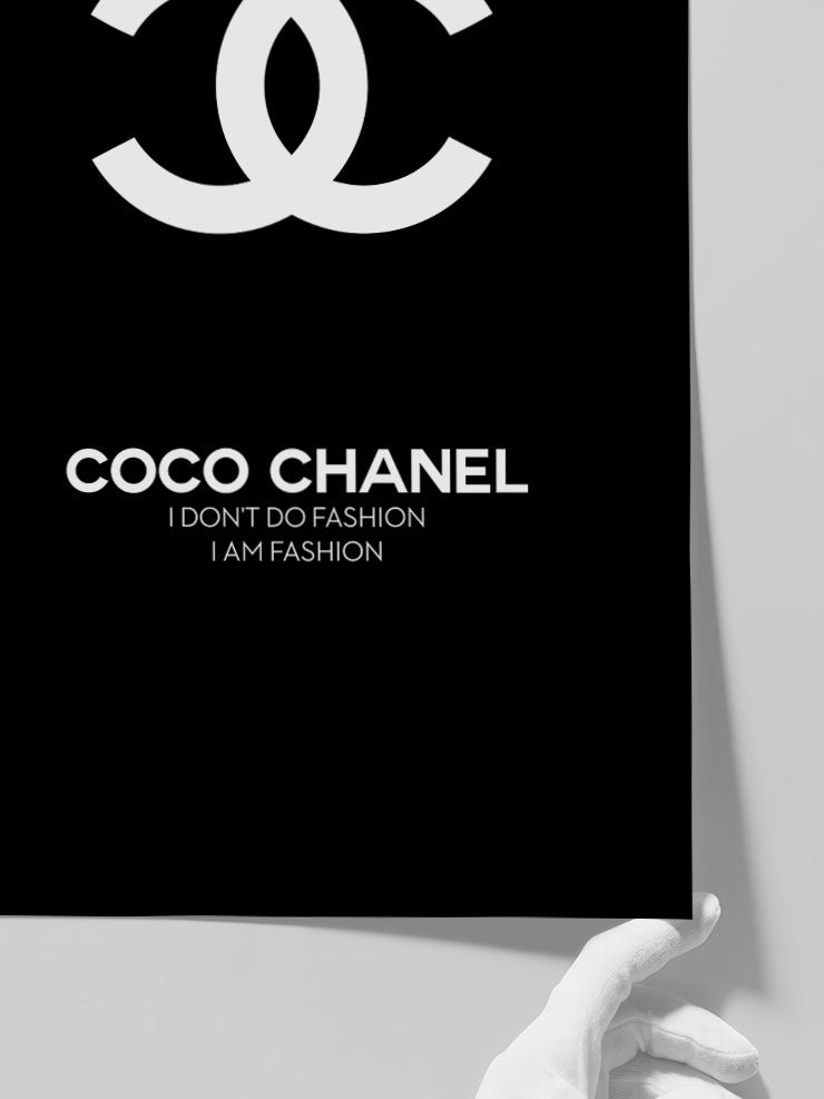 Coco Chanel Fashion N2 - Art Print  Poster