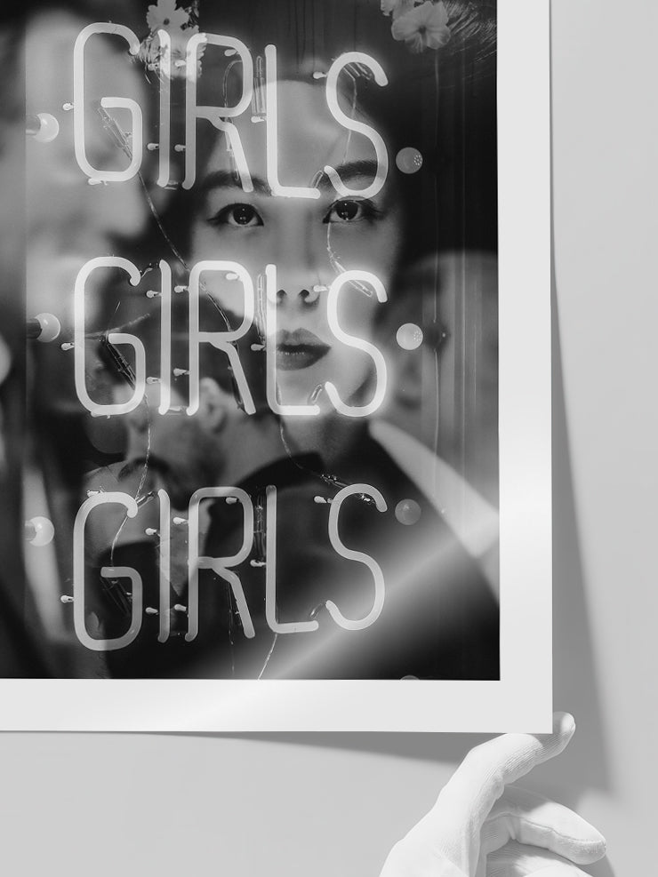 Girls - Art Print  Poster