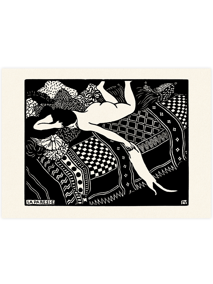 Felix Vallotton La Paresse - Art Print Ürün ana görseli