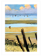 Félix Vallotton Low Tide at Villerville - Art Print