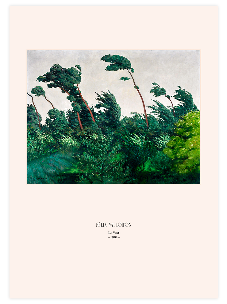 Felix Vallotton The Wind - Art Print Ürün ana görseli