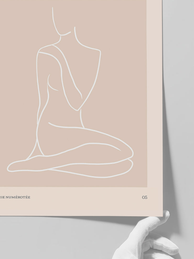 Etude de Figures 05 - Art Print  Poster