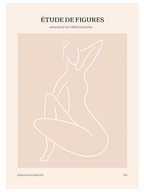 Etude de Figures 04 - Art Print