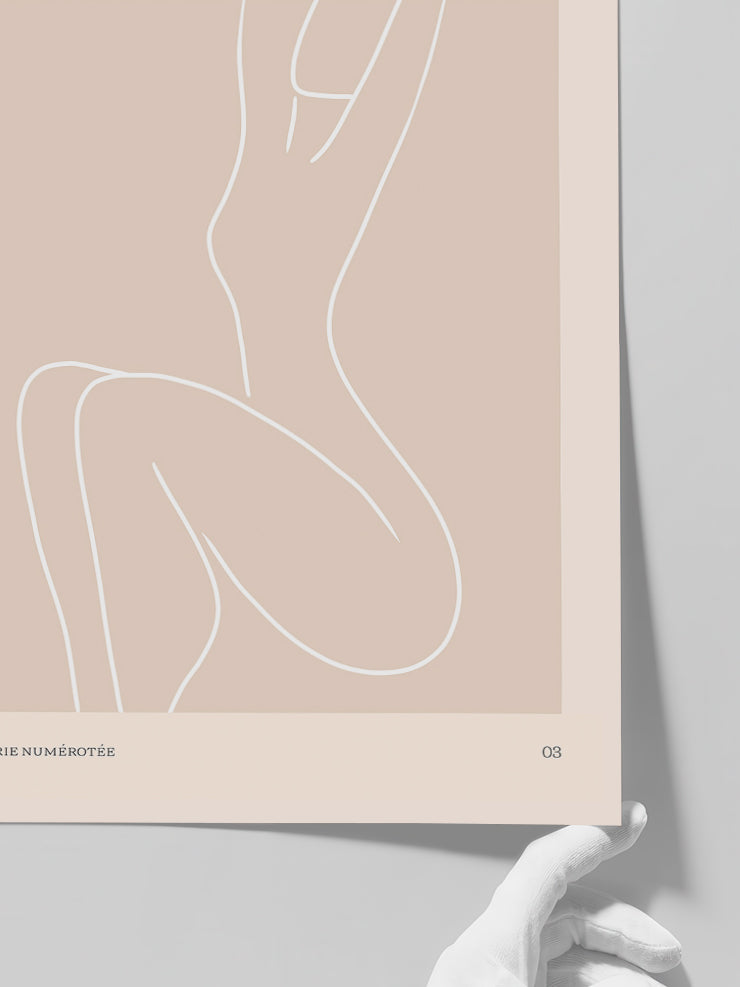 Etude de Figures 03 - Art Print  Poster