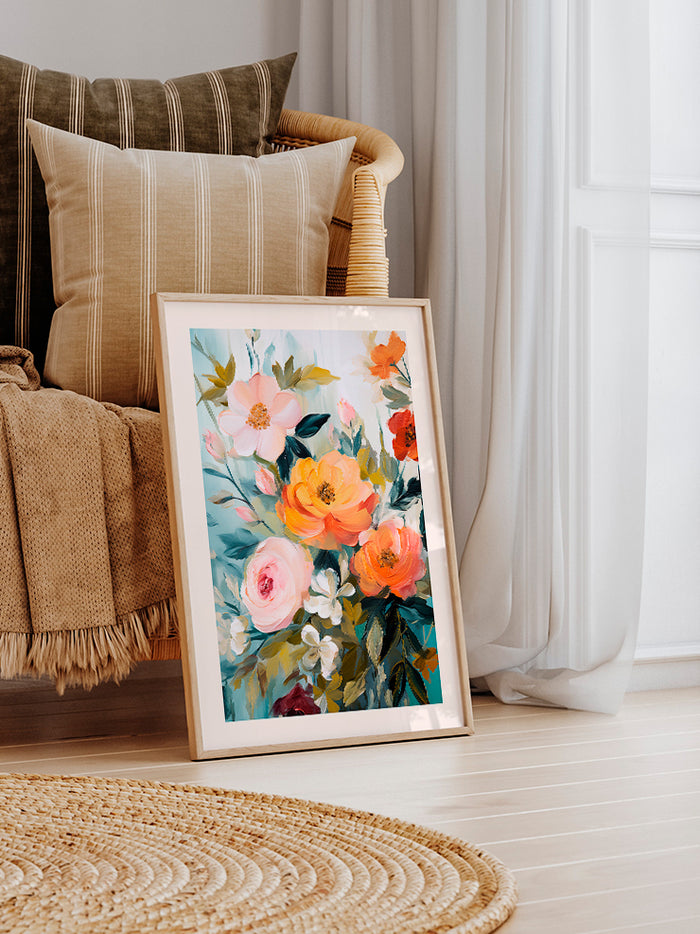 Fleurs Eternelles N2 - Art Print  Poster