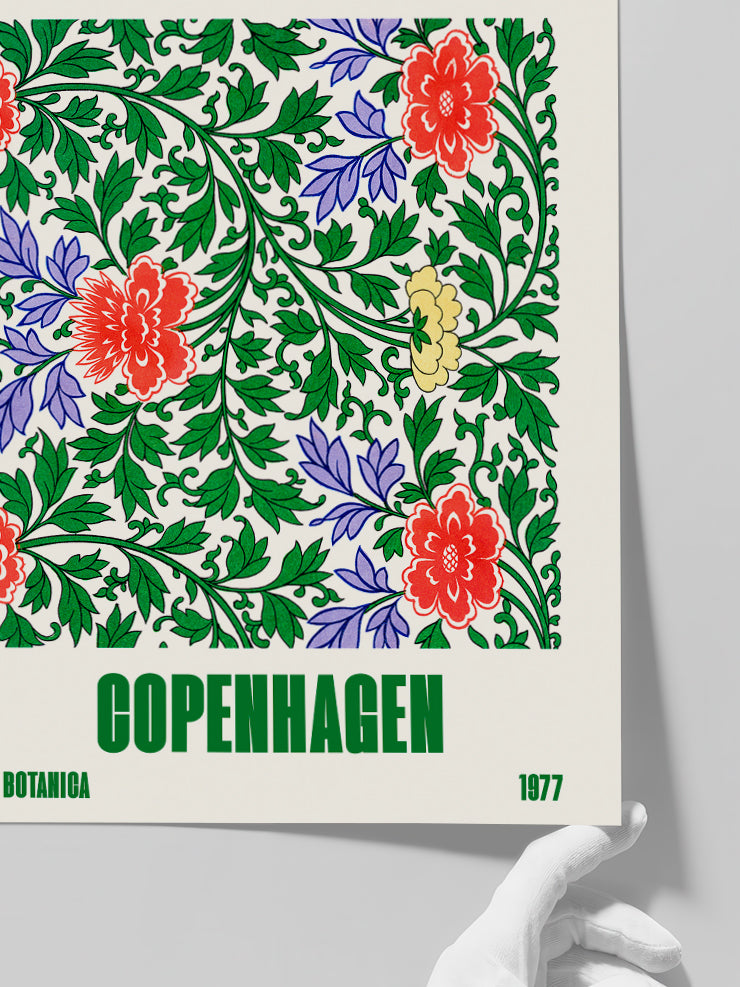 Flower Market Copenhagen - Art Print  Poster