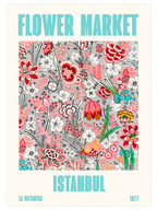 Flower Market Istanbul - Art Print