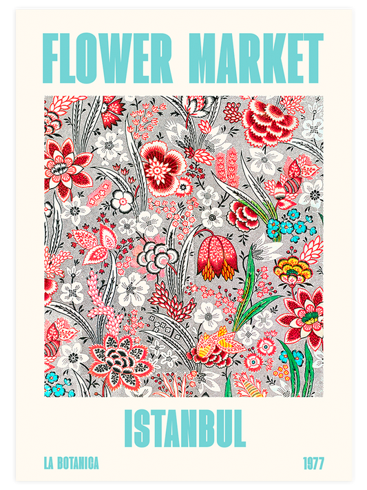 Flower Market Istanbul - Art Print