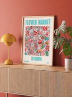 Flower Market Istanbul - Art Print