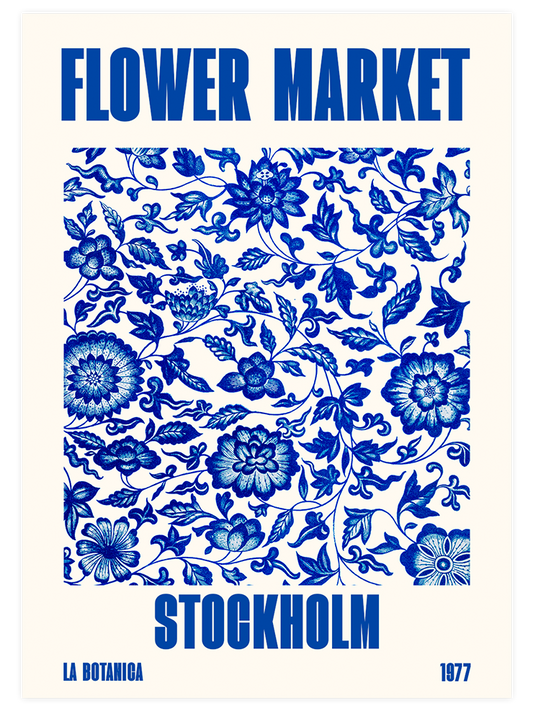 Flower Market Stockholm - Art Print