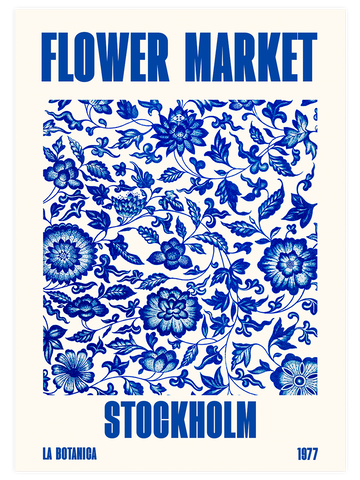 Flower Market Stockholm - Art Print