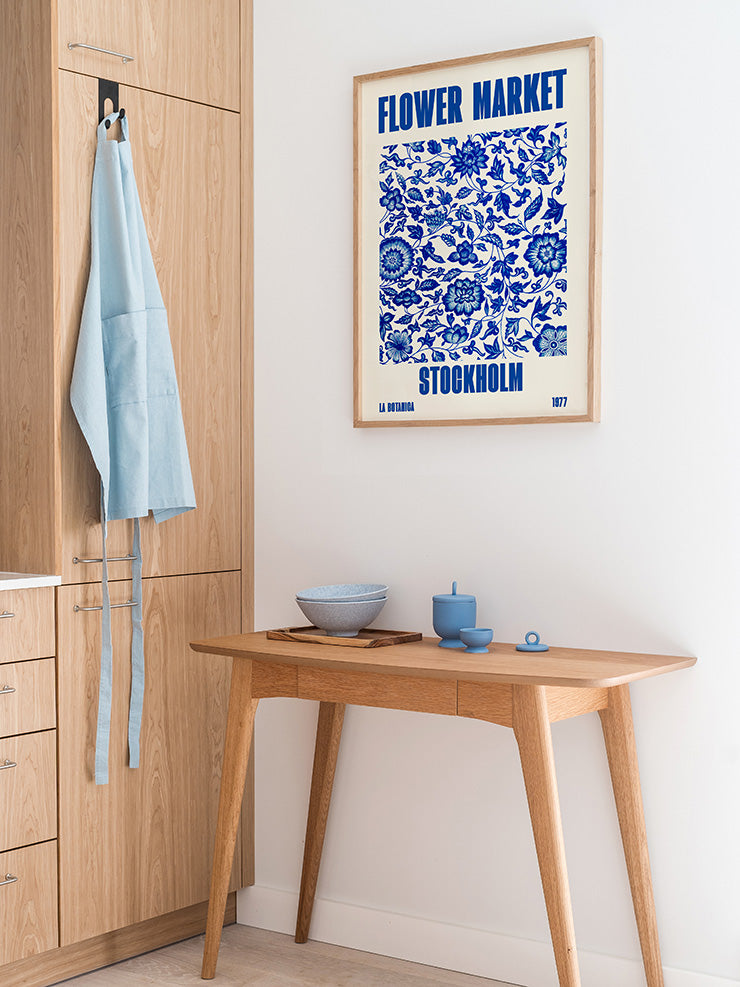 Flower Market Stockholm - Art Print Ürün ikincil görseli