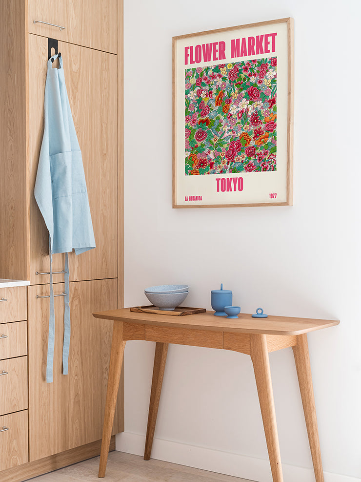 Flower Market Tokyo - Art Print Ürün ikincil görseli