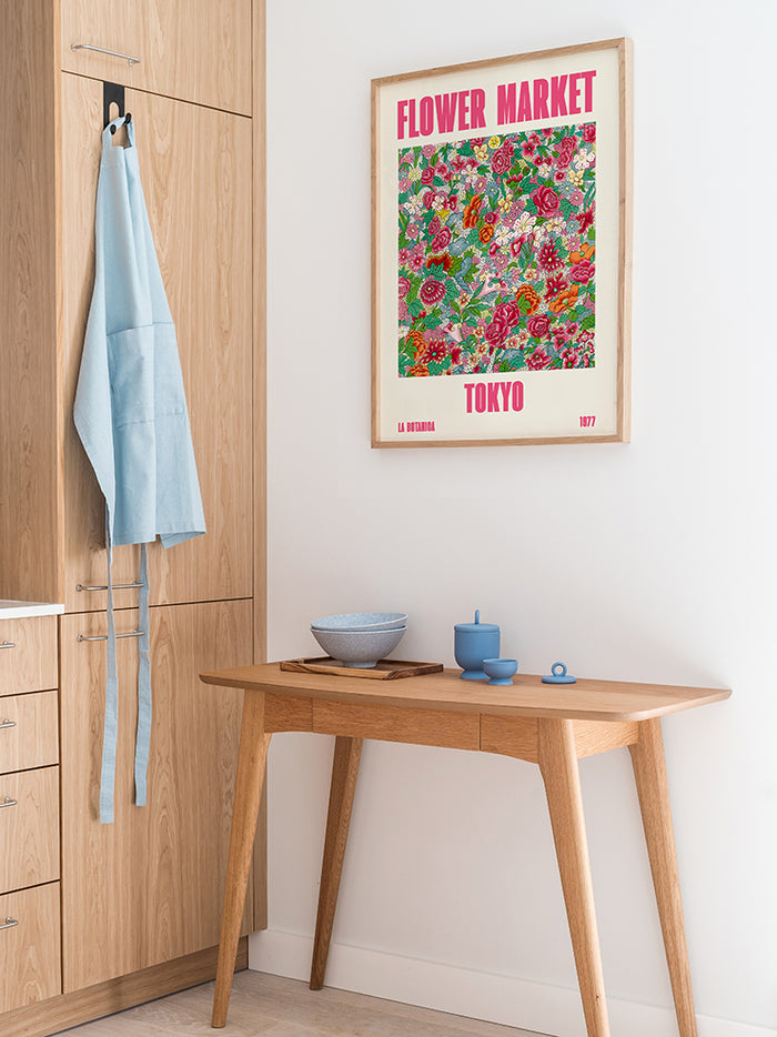Flower Market Tokyo - Art Print  Poster