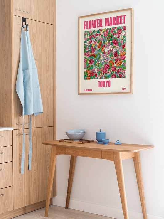 Flower Market Tokyo - Art Print