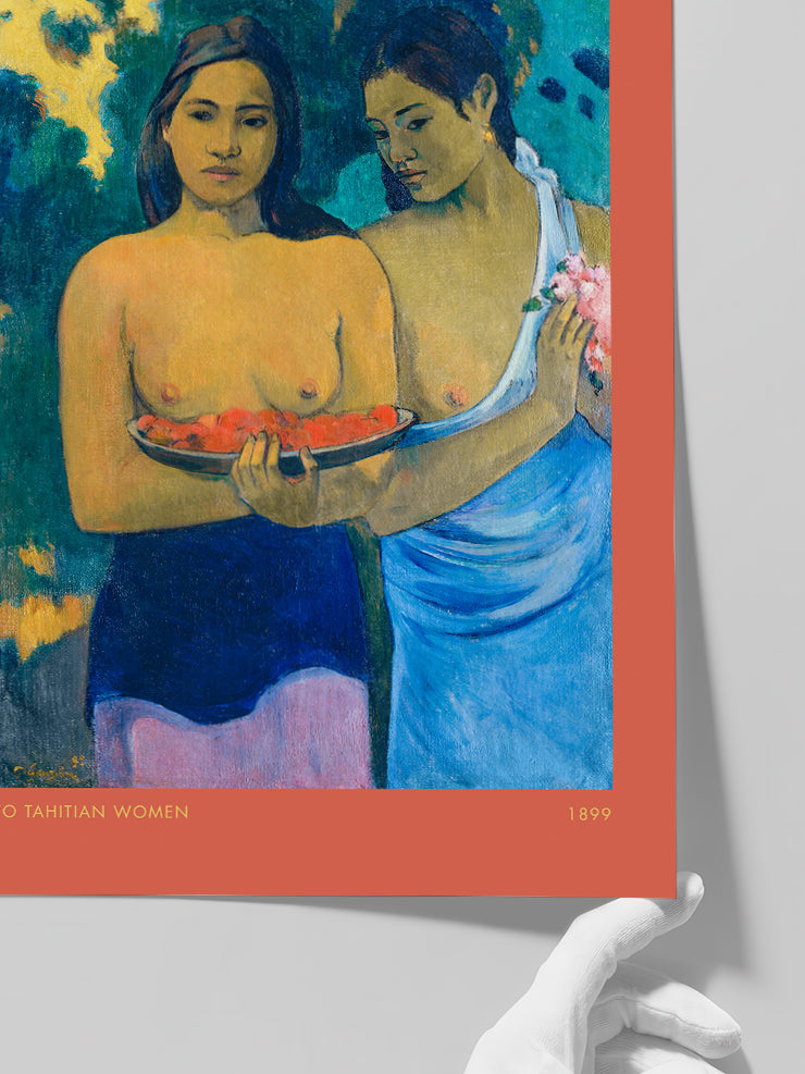 Paul Gauguin Two Tahitian Women - Art Print  Poster