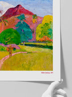 Paul Gauguin Tahitian Landscape - Art Print