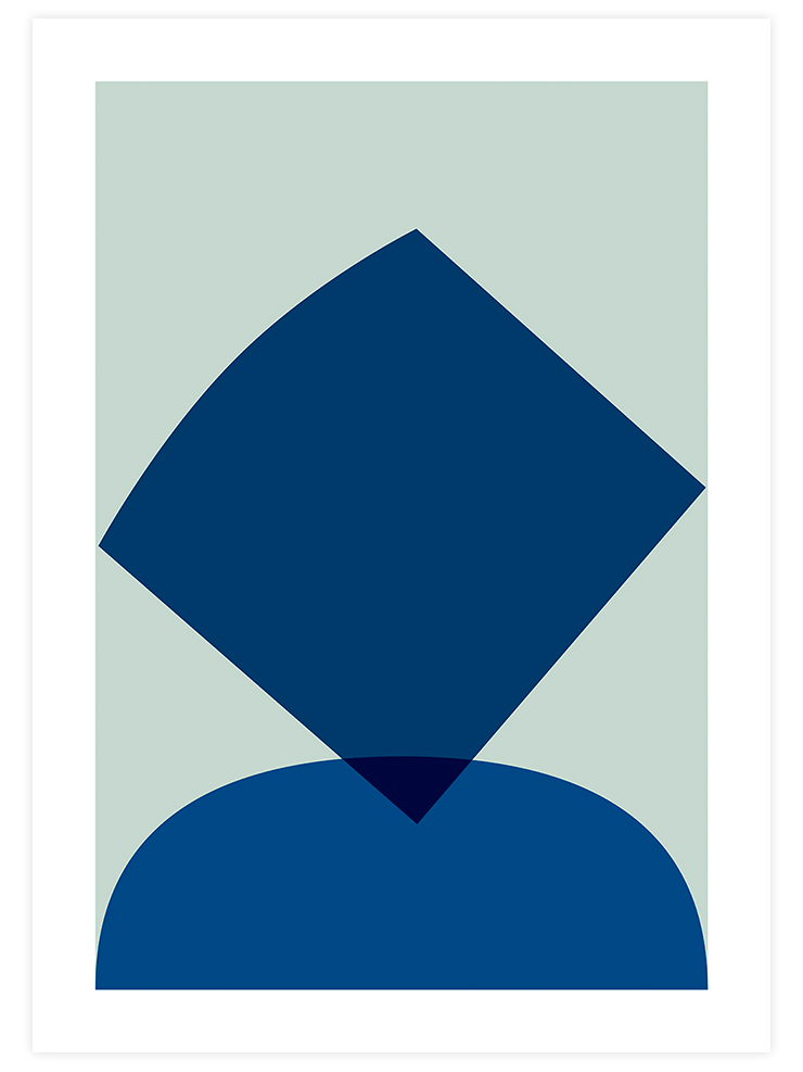 Geometric Balance - Art Print Ürün ana görseli