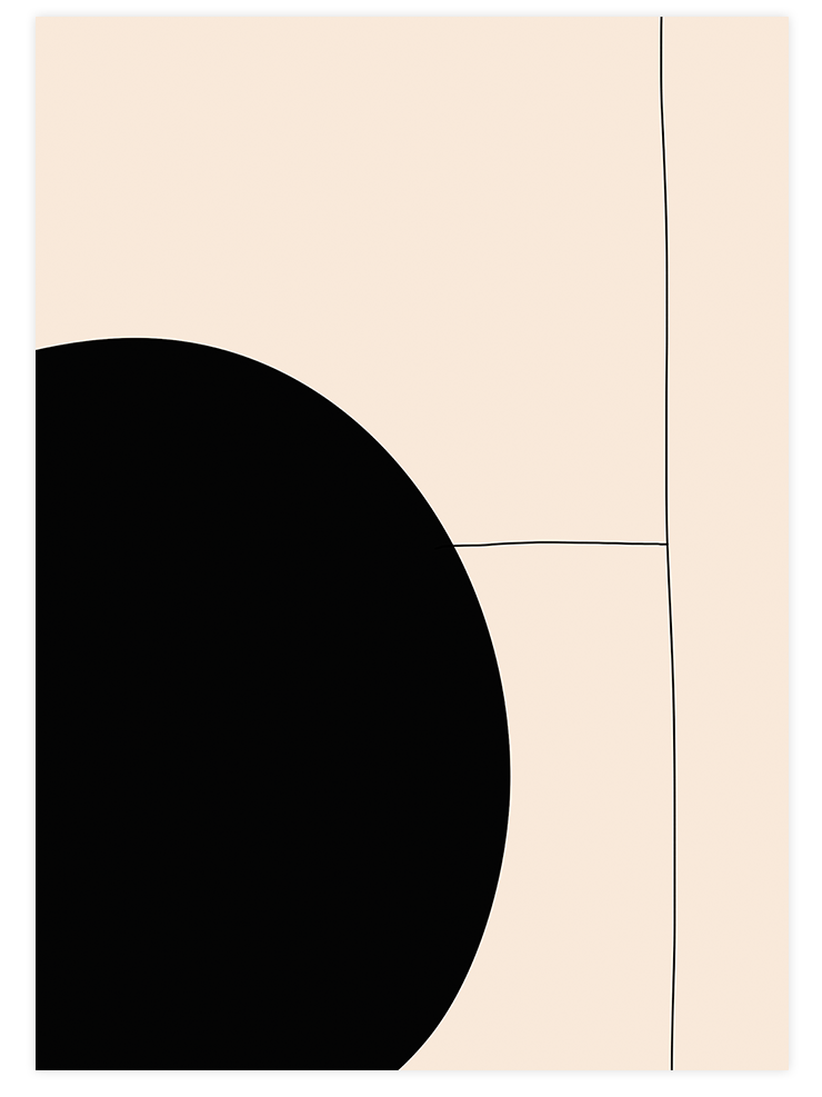 Two Lines N3 - Art Print Sanatsal Poster