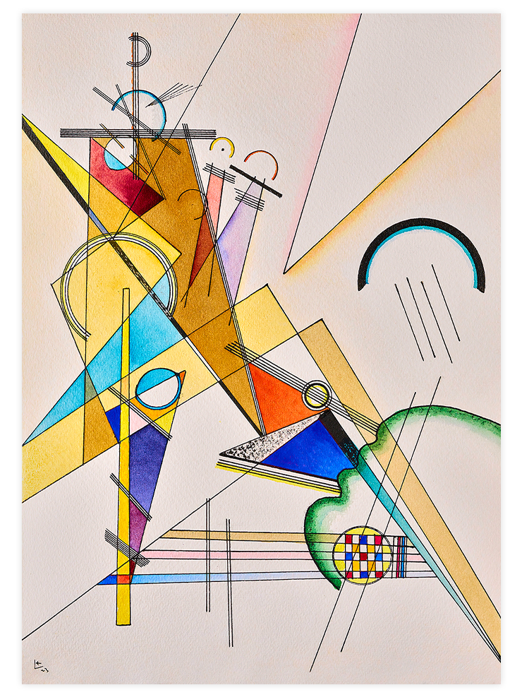 Kandinsky Gewebe - Art Print Ürün ana görseli