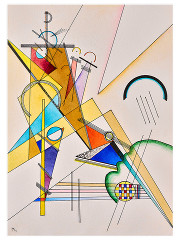 Kandinsky Gewebe - Art Print