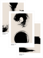 Abstract Ink - Poster Seti Trio