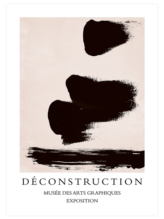 Déconstruction N2 Poster - Giclée Baskı