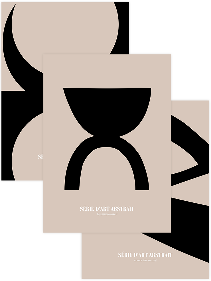 Interconnexions - Poster Seti Trio Ürün ana görseli