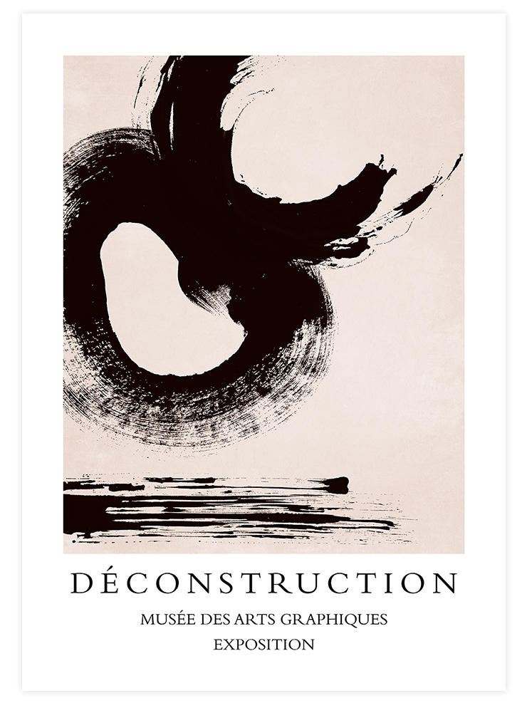Déconstruction N3 - Art Print Sanatsal Poster