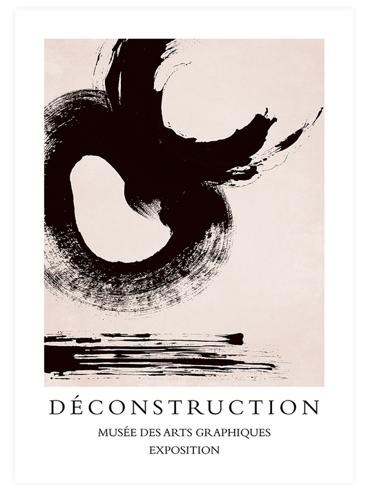Déconstruction N3 Poster - Giclée Baskı