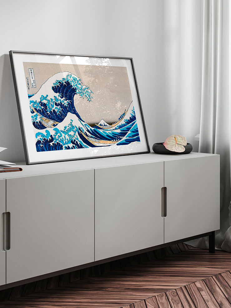 Hokusai Büyük Dalga (the Great Wave) - Art Print Ürün ikincil görseli