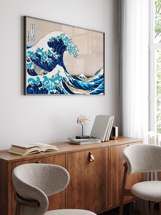 Hokusai The Great Wave Poster - Giclée Baskı