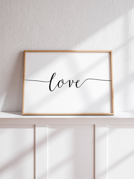 Love N5 Poster - Giclée Baskı