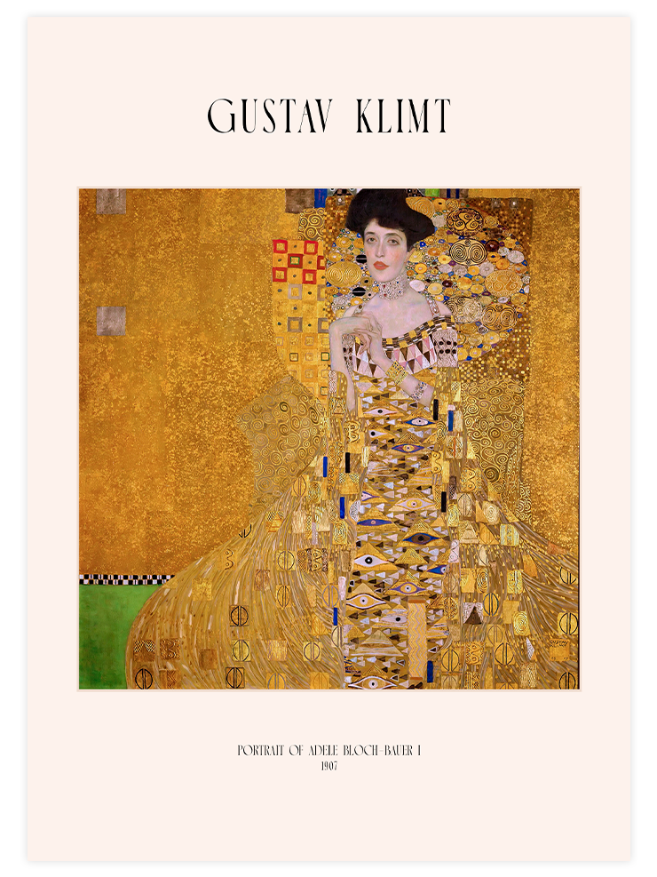 Klimt Portrait Of Adele Bloch Bauer - Art Print