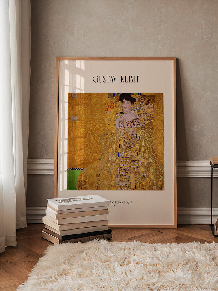Klimt Portrait Of Adele Bloch Bauer - Art Print Ürün ikincil görseli