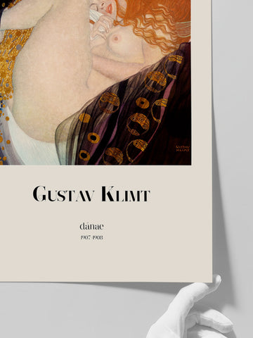 Gustav Klimt Danae - Art Print