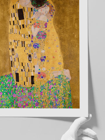 Gustav Klimt The Kiss - Art Print