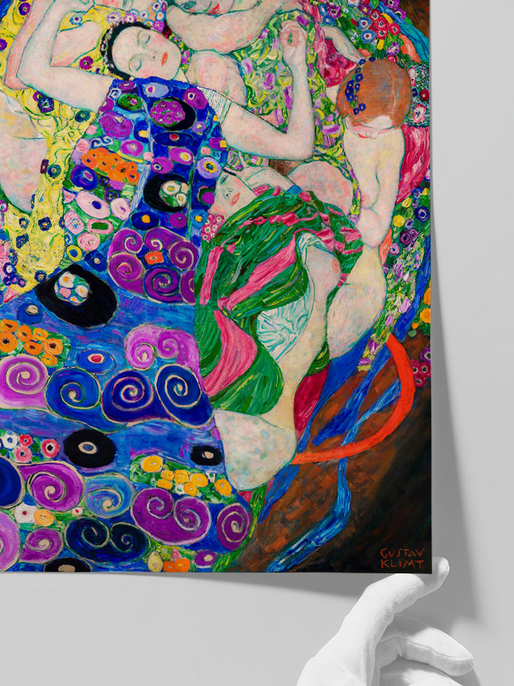 Gustav Klimt The Virgin - Art Print  Poster