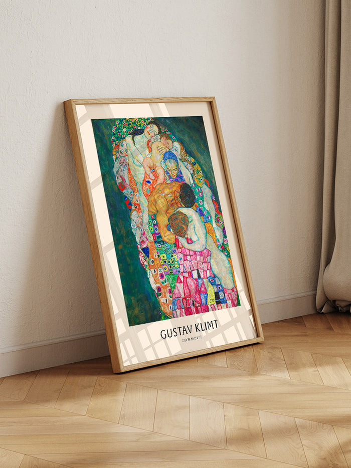 Gustav Klimt Death & Life - Art Print  Poster