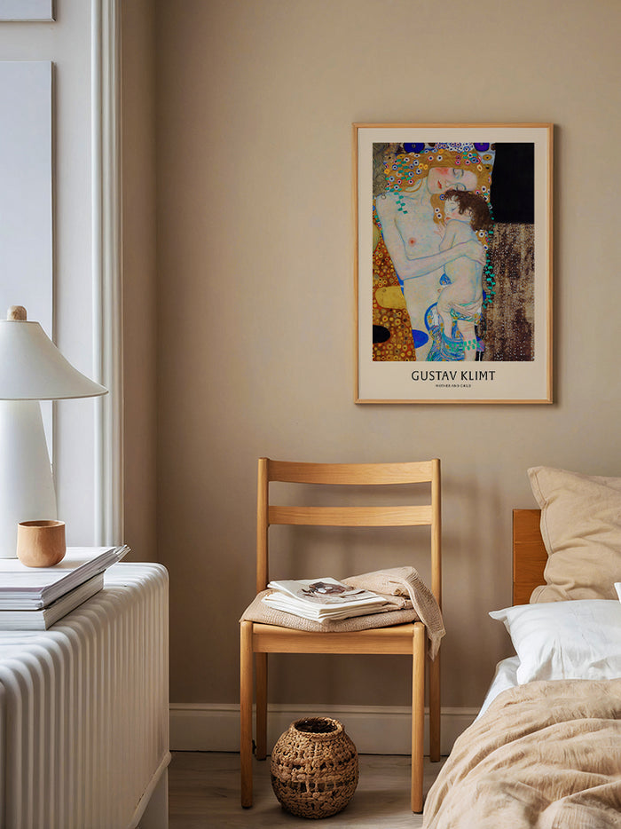 Gustav Klimt Mother and Child - Art Print  Poster