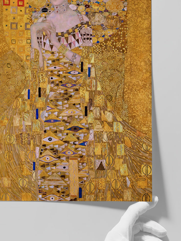 Klimt Portrait of Adele Bloch-Bauer - Art Print  Poster