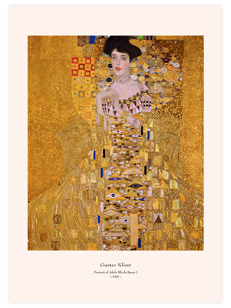 Klimt Portrait Of Adele Bloch Bauer - Art Print